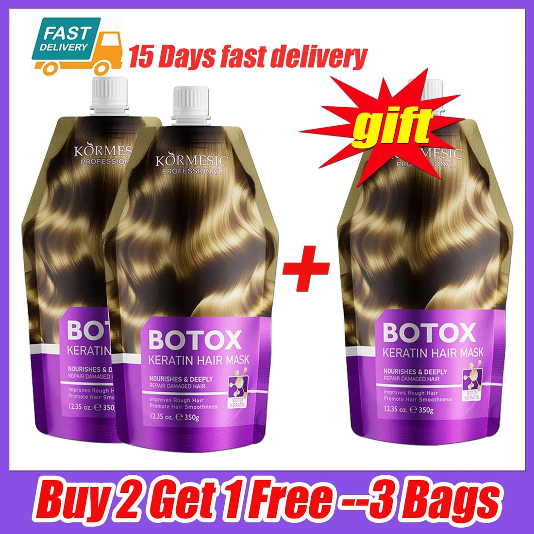 Magical Keratin Hair Mask 5 Seconds Repair Damaged Frizzy Hair Soft Smooth Shiny Nutrition Deep Moisturize Nourishing Hair Care Halalzen