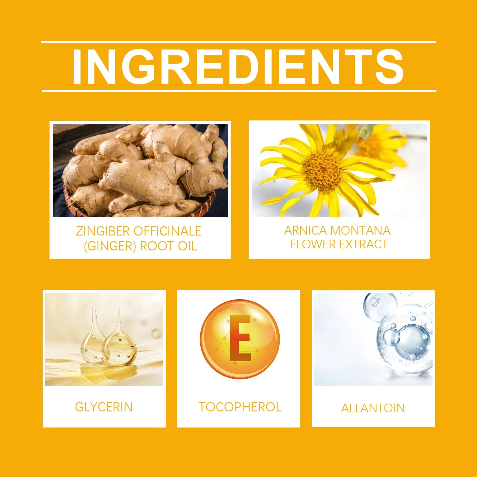 OceAura 100ml Ginger Massage Essence Oil  Ginger Care Essence Oil Body Massage Daily Care Firming Skin