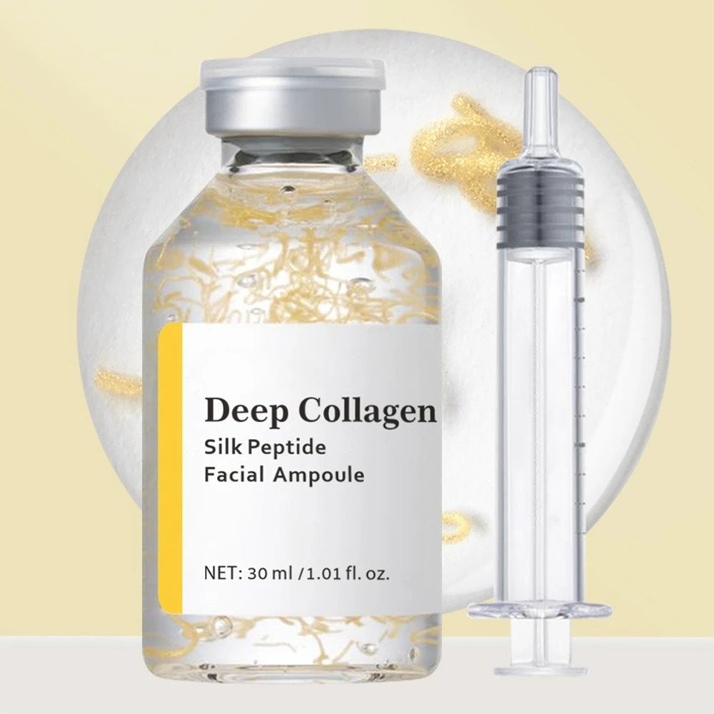 Silk Peptide Intensive Lifting Ampoule |Anti-Aging Serum For Face With Collagen & 30 Peptide Complex  Skin Tightening & Firming Halalzen