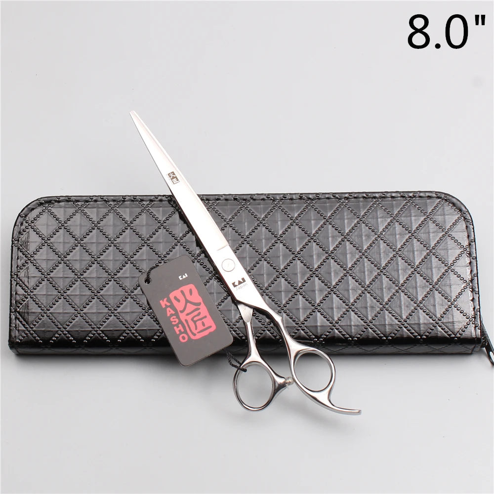 Professional Hair Scissors 5'' 6'' 7'' 8'' Japan Stainless Hairdressing Scissors Barber Thinning Shears Hair Cutting Scissors Halalzen