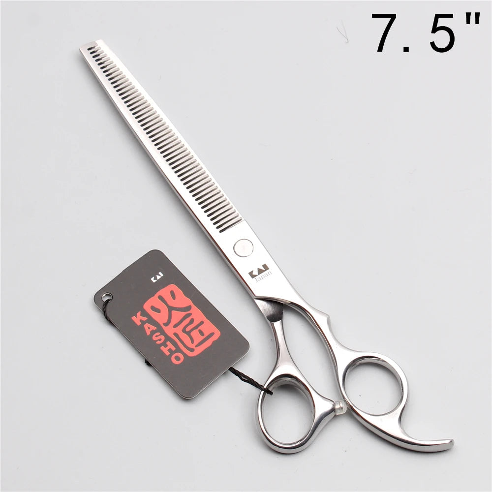 Professional Hair Scissors 5'' 6'' 7'' 8'' Japan Stainless Hairdressing Scissors Barber Thinning Shears Hair Cutting Scissors Halalzen