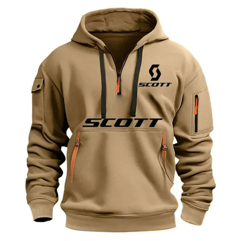 New autumn and winter men's fitness fashion printed sweatshirts, men's loose sweatshirts, hoodies and plus-size sportswear