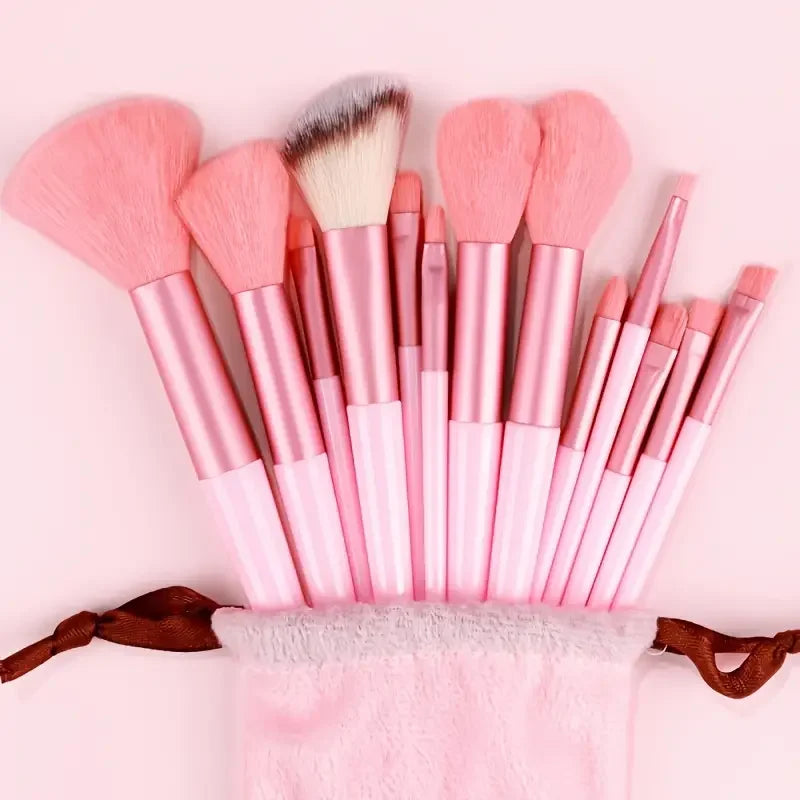 13Pcs Makeup Brushes Set Soft Fluffy Eye Shadow Highlighter Concealers Brush Blush Loose Powder Brush Blending Women Beauty Tool
