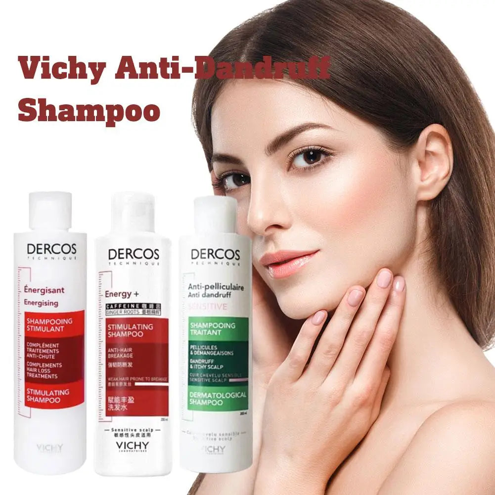 DERCOS Purifying Anti Dandruff Shampoo Formula Itching Control Oil Control Refreshing Nourishing Damaged Hair Repair Shampoo Halalzen