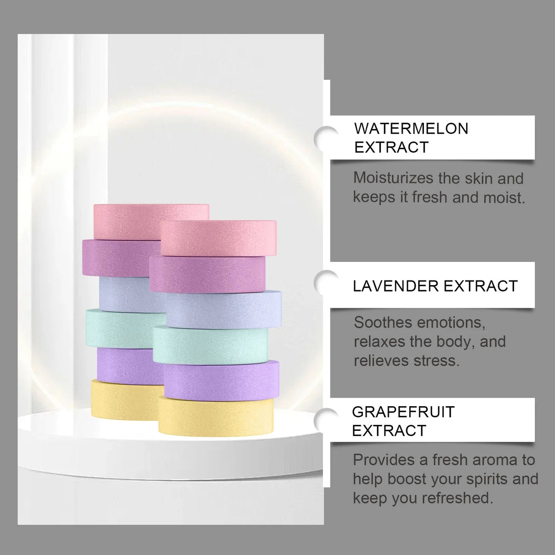 Shower Steamers Tablets Birthday Gifts For Women 12 Pack Shower Bombs With Essential Oils Gifts For Her Self Care Spa Moisturize Halalzen