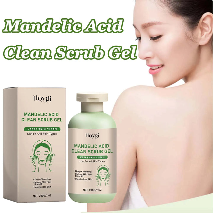 Mandelic Acid Body Clean Scrub Gel Exfoliating Gentle Dead Skin Remover Smoothing Skin Care Hydrating Deep Cleansing Scrub