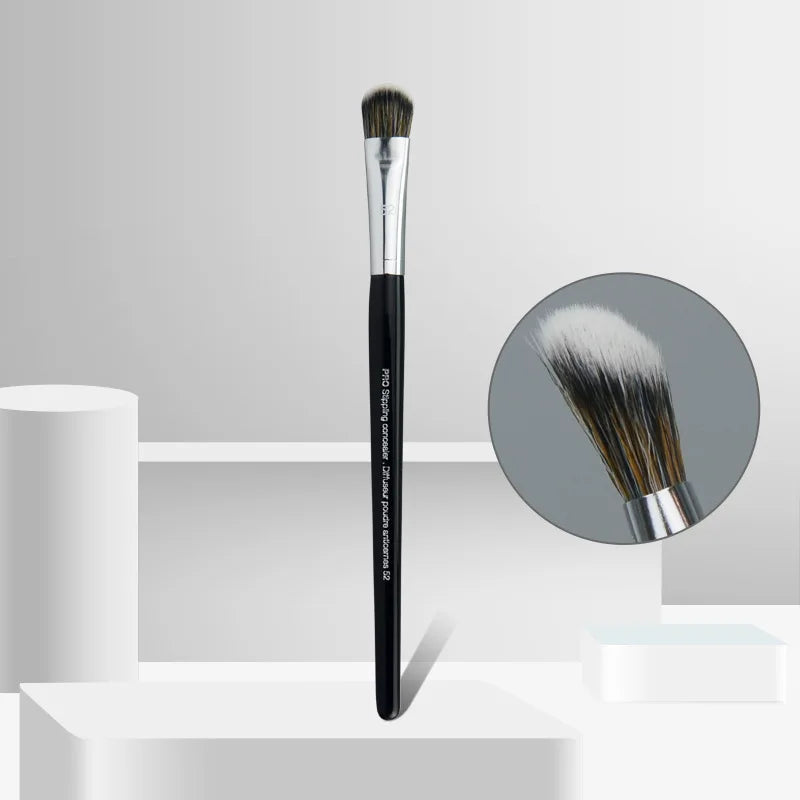 LOYBJ Professional Foundation Brush 47 Broom Head Liquid Foundation Shadow Concealer Brushes Women Face Base Makeup Beauty Tools Halalzen
