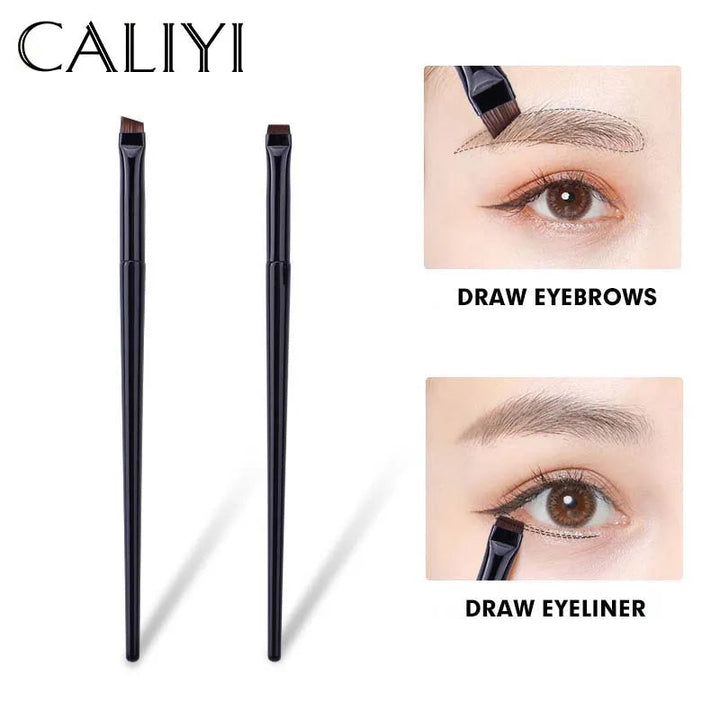 1/2pcs Blade Makeup Brushes Eyebrow Eyeline Brush Angled Flat Finer Cosmetic Brush Professional Liner Brow Make Up Tool Halalzen