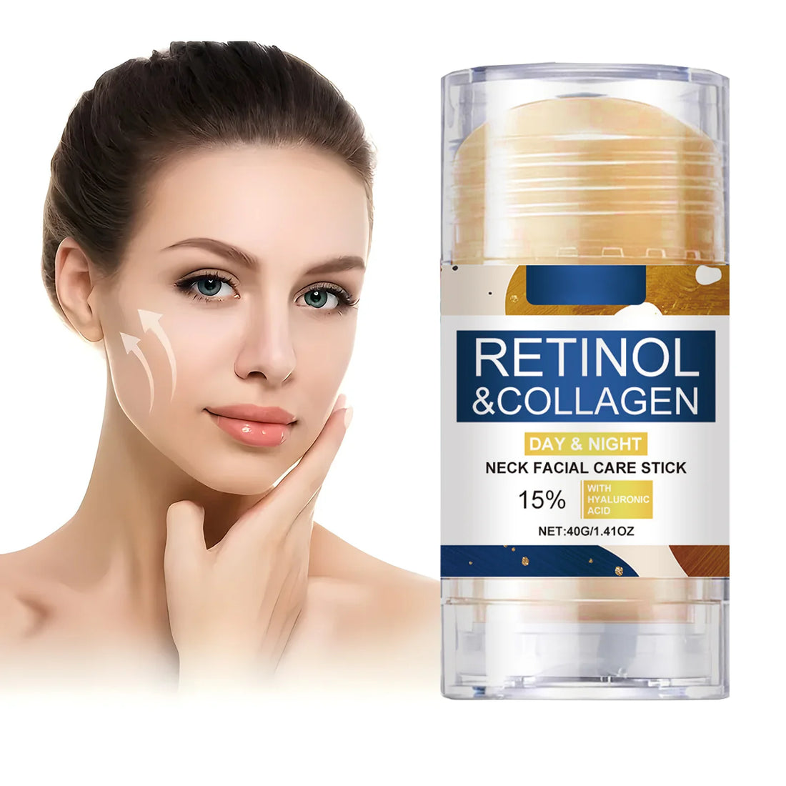 Retinol Lifting Firming Cream Stick Collagen Smooth Wrinkles Face Cream For Moisturizer Whitening Brighten Skin Product