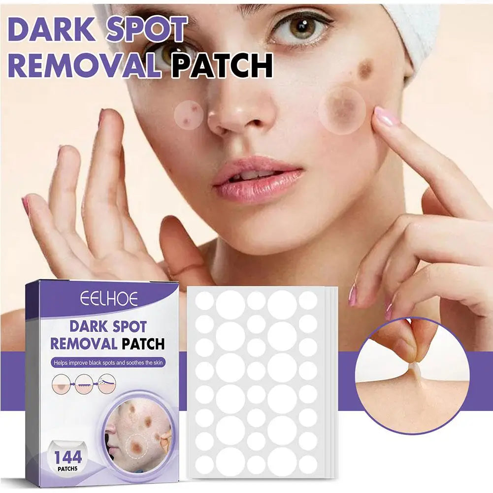 144pcs/1box Face Spot Patches Smooth Skins Improve Cleansing Black Essential Care Women Facial Skin Patch Lightening Spots