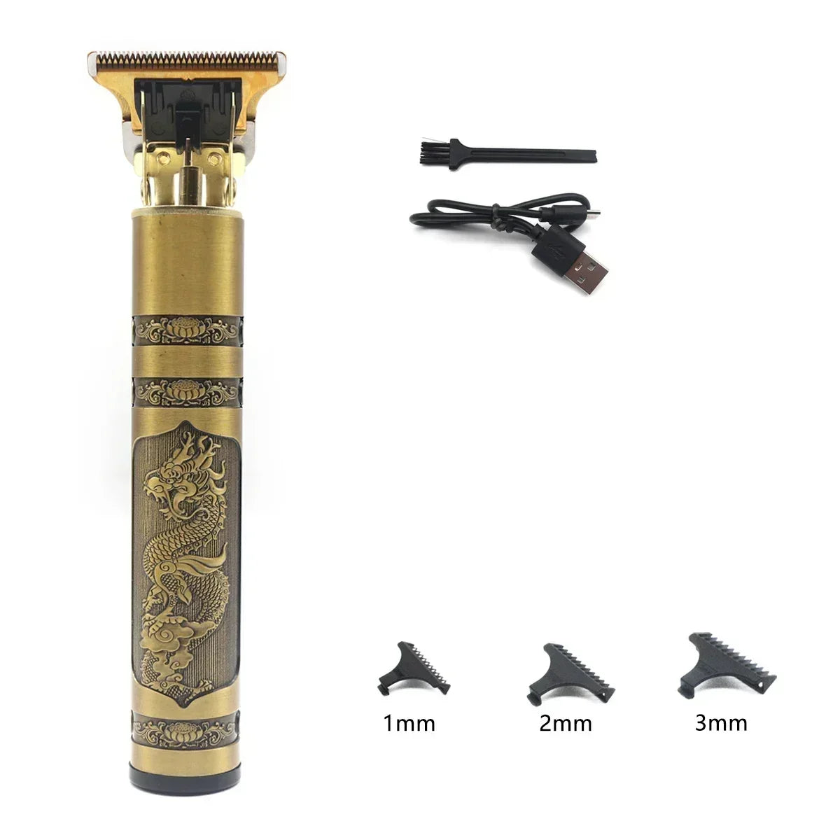 Professional T9 Hair Trimmer Machine Metal Body Beard Trimmer for Men Stainless Steel Blade Hair Clipper Beard Trimmer Halalzen