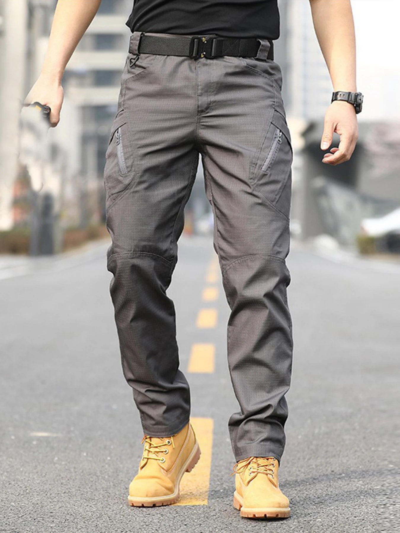 Cargo pants men's underpants underpants pant El Pants Large Size bottom ankle twill pants work adjustment fit easy pants