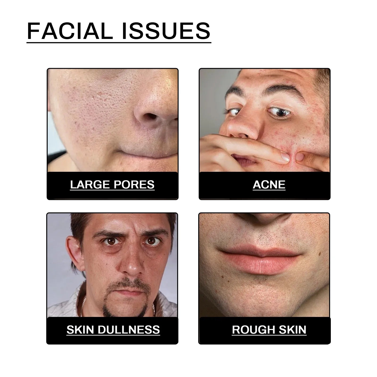Men's Daily Face Wash Deep Cleansing Pore Oil Control Remove Acne Blackhead Brightening Facial Cleanser for Refreshed Skin Halalzen