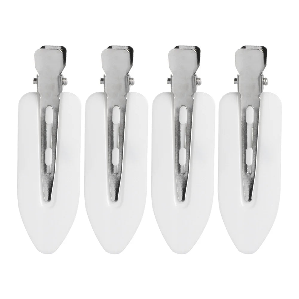 4 Pcs Seamless No Crease Barrettes Makeup Clip No Bend Hair Clip Professional Salon Styling Fixed hairpin Woman Man Hairdressing