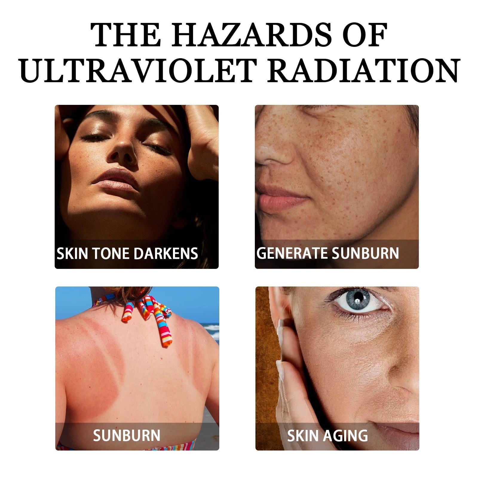 Ouhoe Body and Face Sunscreen Cream SPF 100 Protection UVA UVB Blocker Non Greasy Daily Defense for Summer Outdoor Beach Use 50g Halalzen