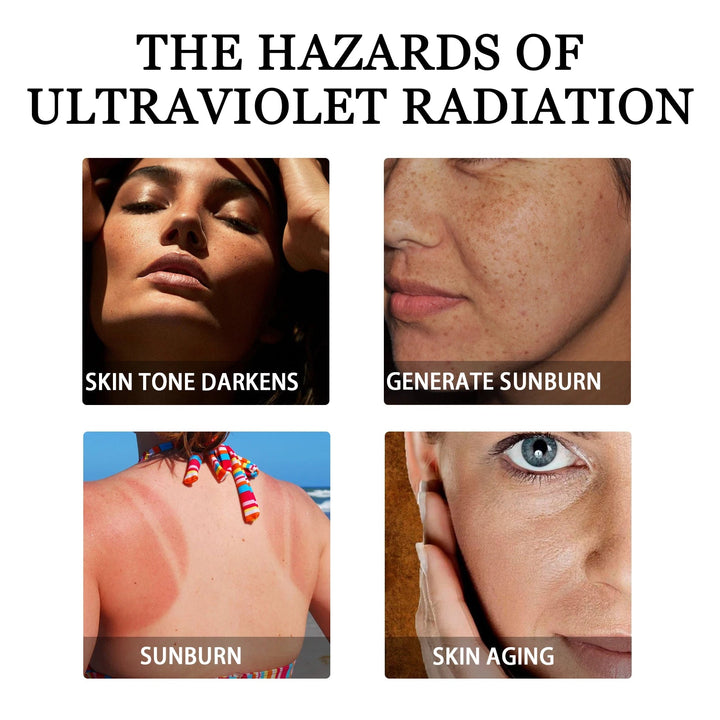 Ouhoe Body and Face Sunscreen Cream SPF 100 Protection UVA UVB Blocker Non Greasy Daily Defense for Summer Outdoor Beach Use 50g Halalzen