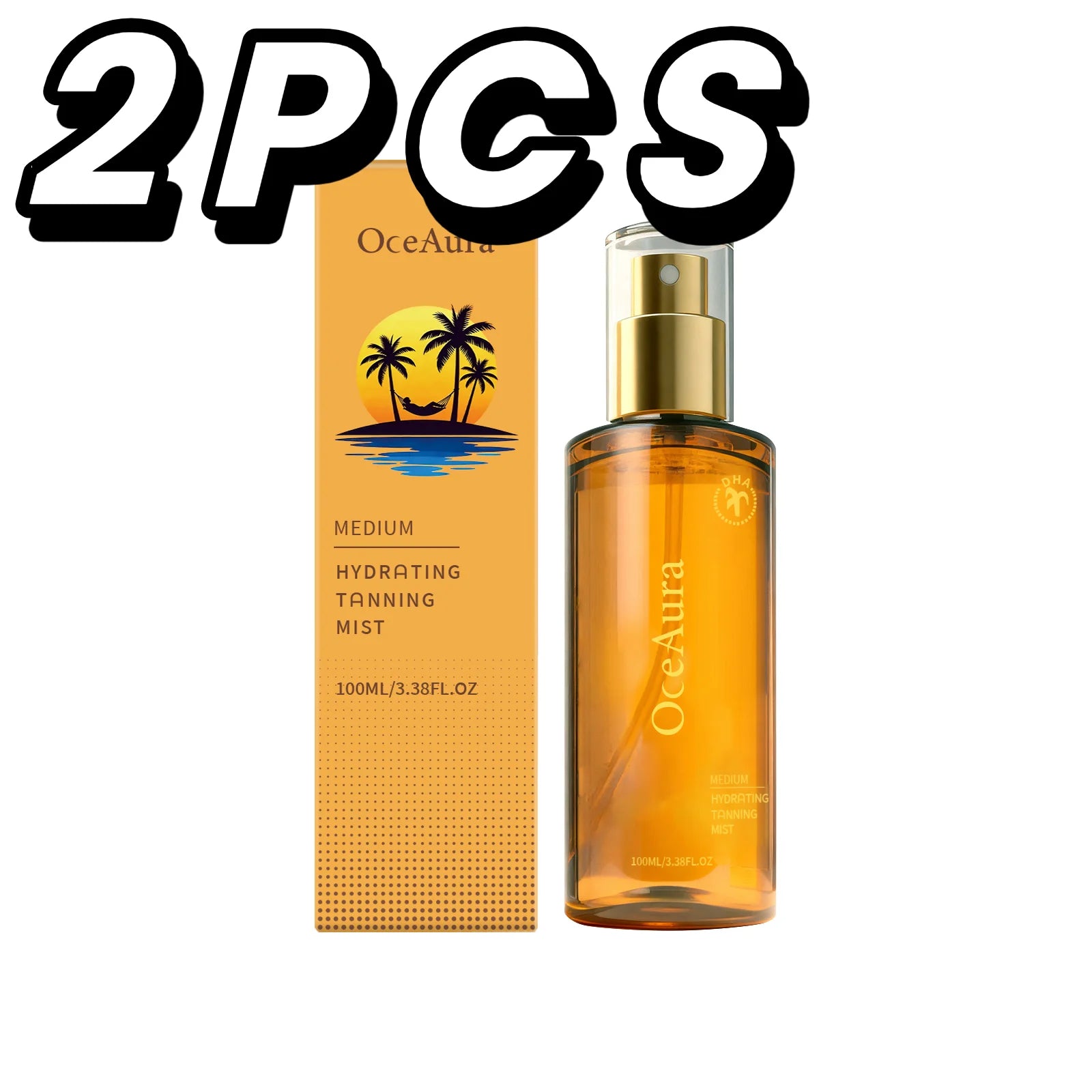 Hydrating Self Tanner Mist Sunless Tanning Spray Medium Bronze Glow Body Bronzer Water Natural Fake Tan Mist Long Lasting