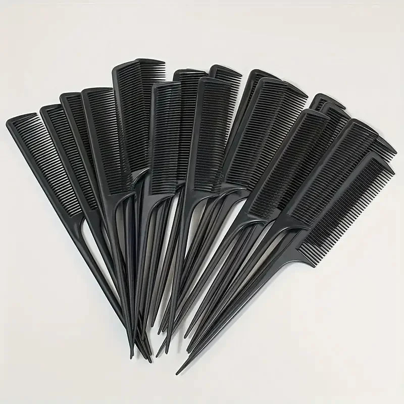 5/10/20pcs Rat Tail Comb Set, Heat Resistant Anti-Static Hair Styling Combs for Salon, Professional Hairdressing Tools Halalzen
