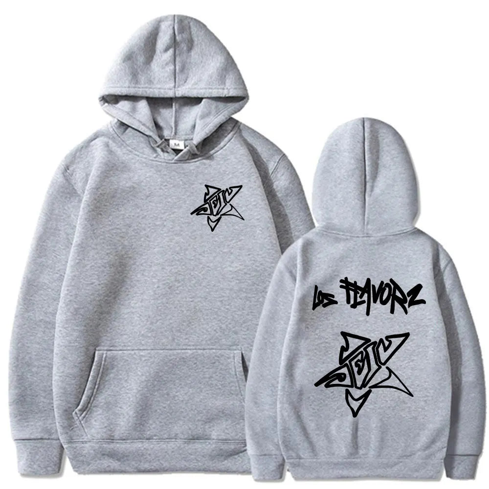 Rapper Dei V Los Flavorz 2025 Album Hoodies Men Women Clothing Fashion Harajuku Long Sleeve Sweatshirt Oversized Pullovers Hoody