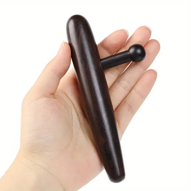 Wood Massage Tool Trigger Point Massage Manual Deep Tissue Massage Thumb Saver Massager for Back Leg Waist Therapists Equipment