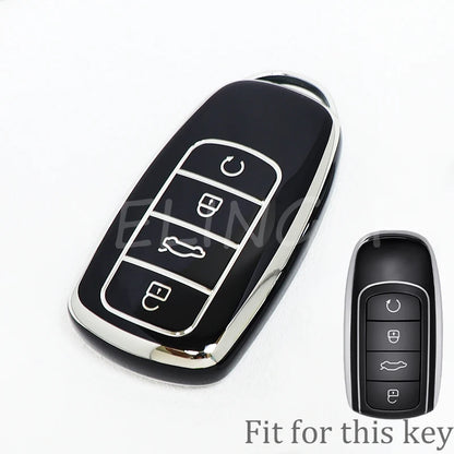 New TPU Car Remote Key Case Cover Protector for Chery Tiggo 8plus Tiggo 8 New 5 Plus 7pro Max Omoda 5 C5 Accessories