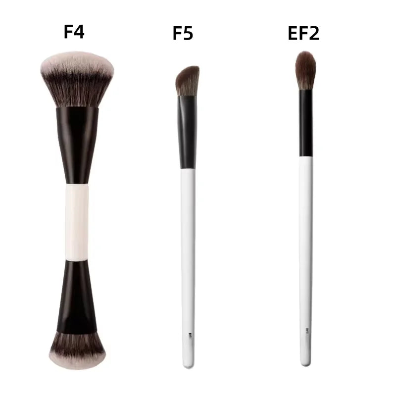 F4 All Mario Dual-Ended Foundation Face Brush Double-ended Powder Blush Contour And Soft Fiber Eyeshadow Concealer Makeup Brushe