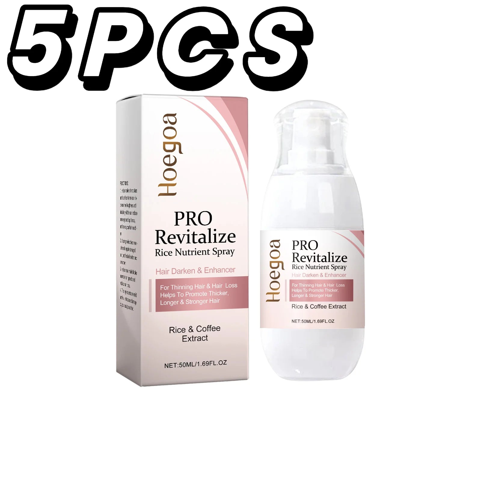 Fermented Rice Water Hair Growth Essential Hair Re-g-rowth Oil Scalp Treatment Hair Fall Control Serum Plant Dense Hair Spray