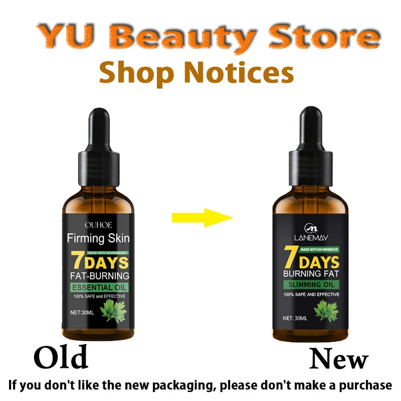 Fast Lose Weight Essential Oil Slimming Oil Effective Burn Fat Belly Thighs Remove Cellulite Product Natural Slim Down Body Care