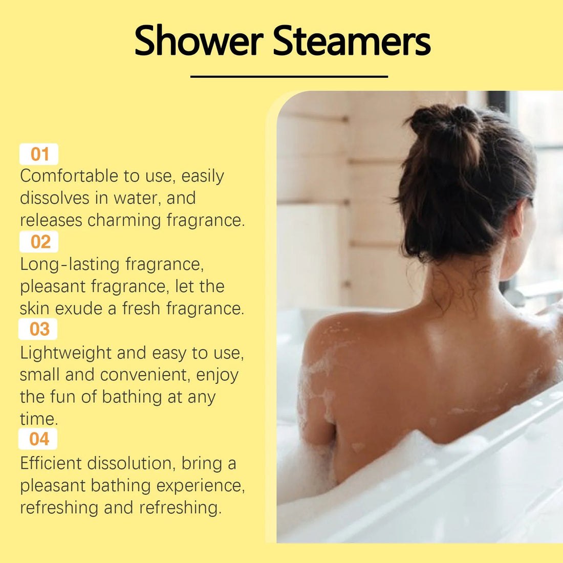 Aromatherapy Shower Tablets - Gentle Cleansing & Deep Moisturizing, Long-Lasting Fragrance, Lightens & Nourishes Skin Halalzen
