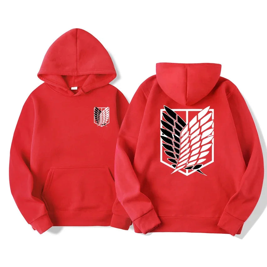 New Attack on Titan Men's Hoodie Anime Hoodies Men Women Streetwear Pullover Harajuku Hoodies Sweatshirt Clothes Male Sportswear