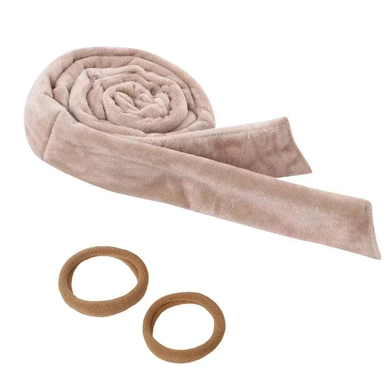 Heatless Curling Rod Headband No Heat Hair Curlers Ribbon Lazy Hair Rollers Silk Curls Sleeping Soft Headband Hair Styling Tools Halalzen