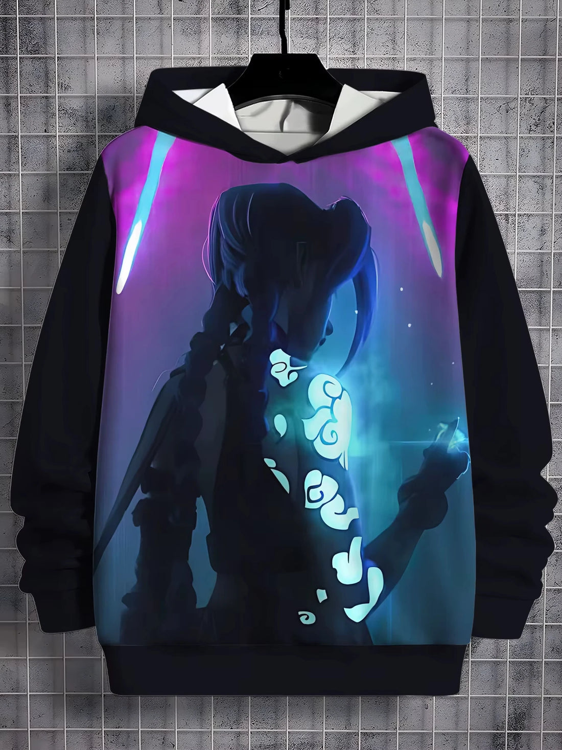 Anime Game Arcane Jinx 3d Print Hoodies Men Women Fashion Hoodie Sweatshirt Women Sweats Unisex Tracksuit Pullovers Clothes Lol