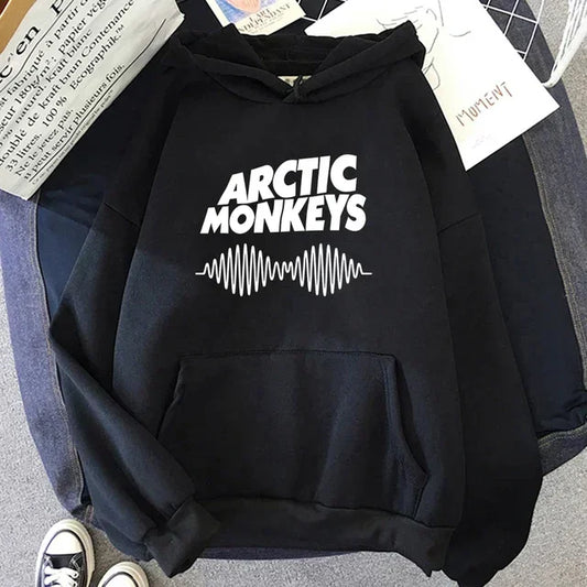 2025 Autumn Men Women Fashion Hoodies Rock Arctic Monkeys Print Hoodie Hip Hop Women Coats Rapper Sweater Unisex Clothing Haraju