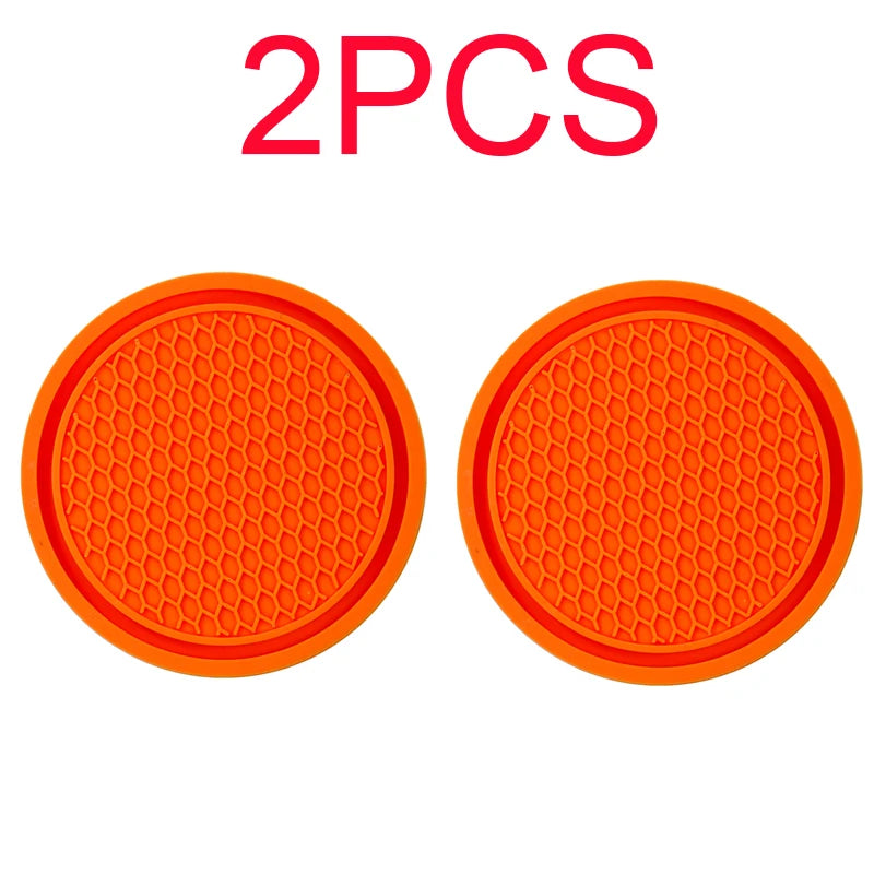 Car Non-slip Water Cup Pad Rhinestone Decoration Auto Interior For Useful Things For Cars Car Duck Ornaments Interior