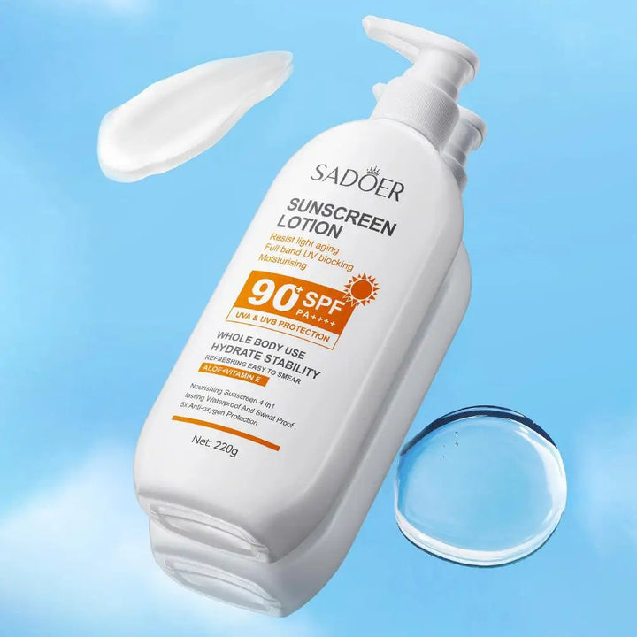 Facial Body Sunscreen SPF90+/SPF50+ Anti Sun UV Protector Solar Skin Protective Sunblock Oil-Control Moisturizing Sun Cream Halalzen
