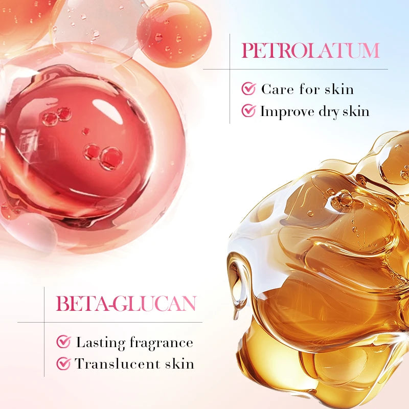 Cherry Blossom Moisture Crystal Glow High Gloss Dating Cherry Blossom Scent Body Lotion Deep Moisturizing Hydrating Body Lotion