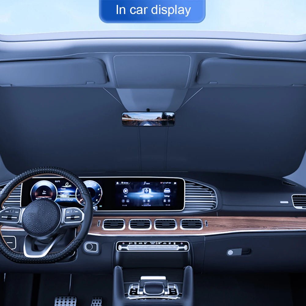 Windshield Sun Visor Foldable Front Window Protection Parasol Anti-infrared Windshield Cover UV Reflective for Sedan SUV Vehicle