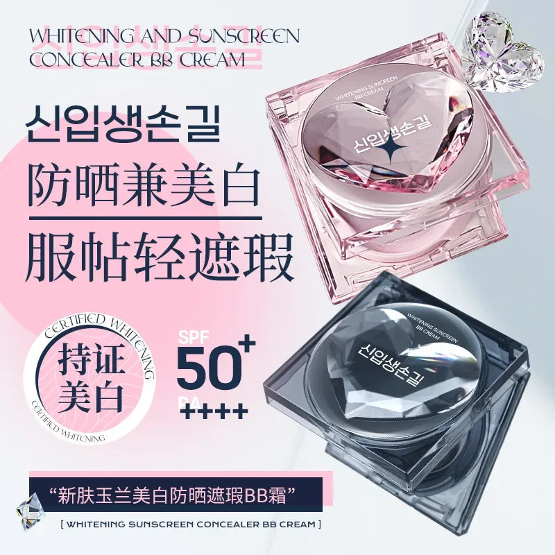 Whitening Sunscreen Air Cushion BB Cream Concealer Waterproof Sweatproof 50x Sunscreen Foundation Halalzen