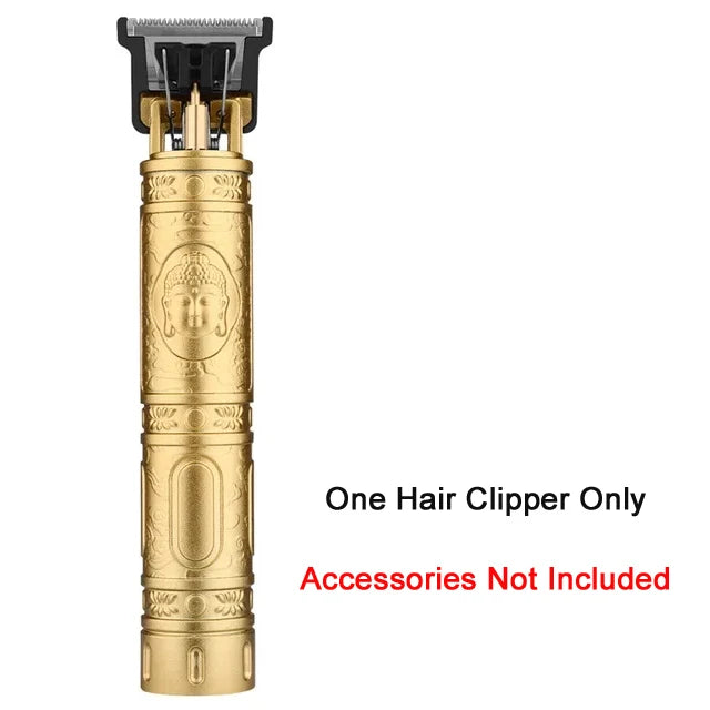 Electric Cutting Cordless Zero Gapped Trimmer Hair Clipper Professional Barber Shop Men's Haircut Machine for Beard Barbershop Halalzen