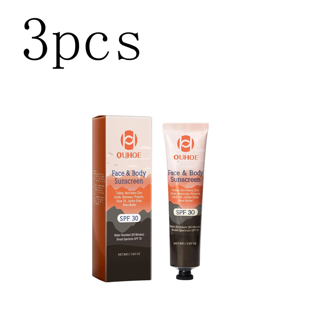 Facial Body Sunscreen UV Protection Waterproof Oil Control Sunblock Moisturizing Brightening Refresh Summer Anti Sunburn Spf30+ Halalzen