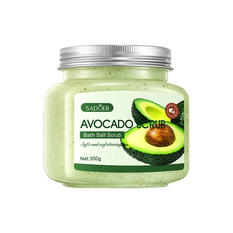 Body Scrub Face Collagen Body Wash SADOER Exfoliating Fruit Bath Salt Scrub Moisturizing Gentle Smooth Skin Refresh Cleaning Hot Halalzen