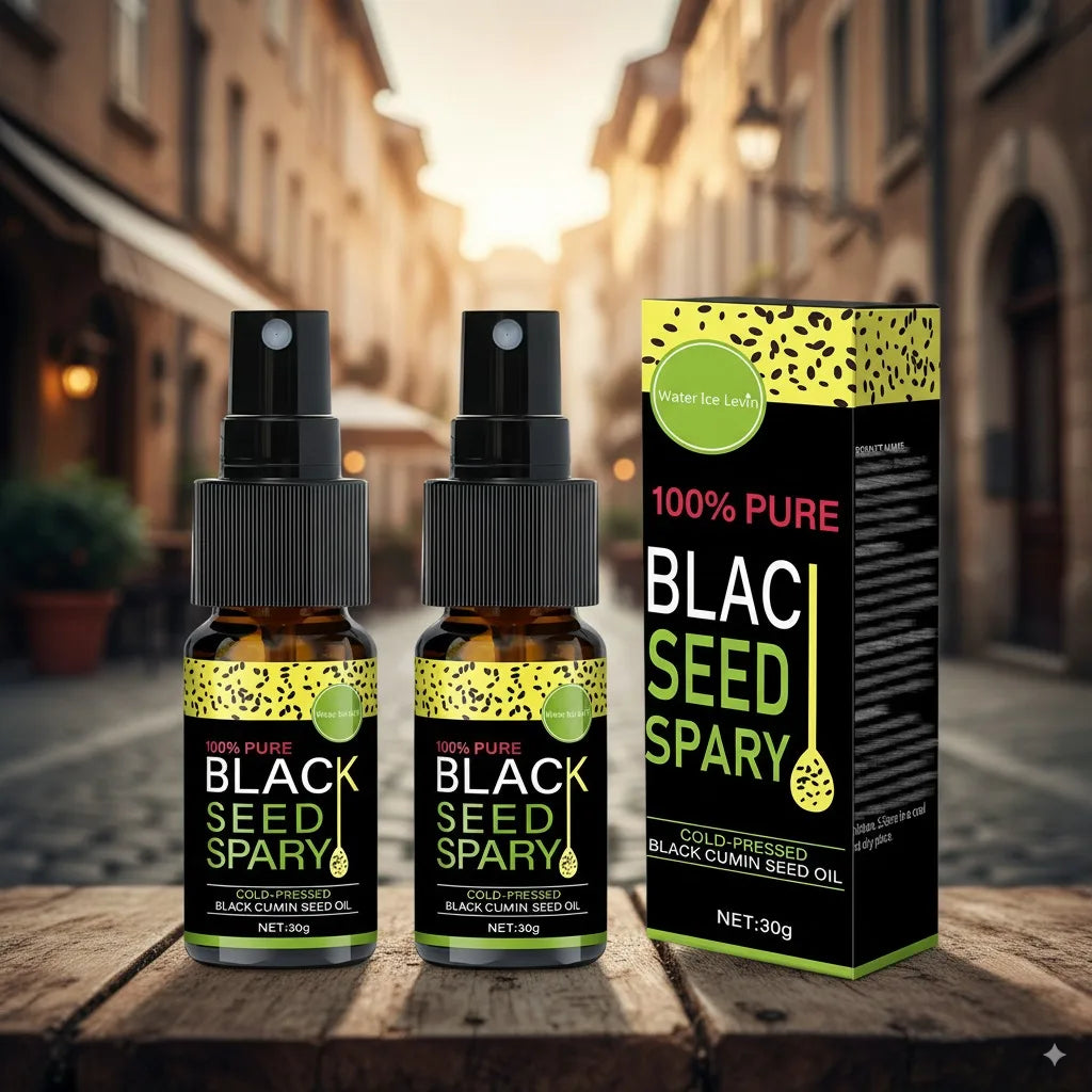 100% Pure Black Seed Oil Spray - Cold-Pressed Hair Treatment, Deep Nourishment, Frizz Control, Winter Shine Care Halalzen