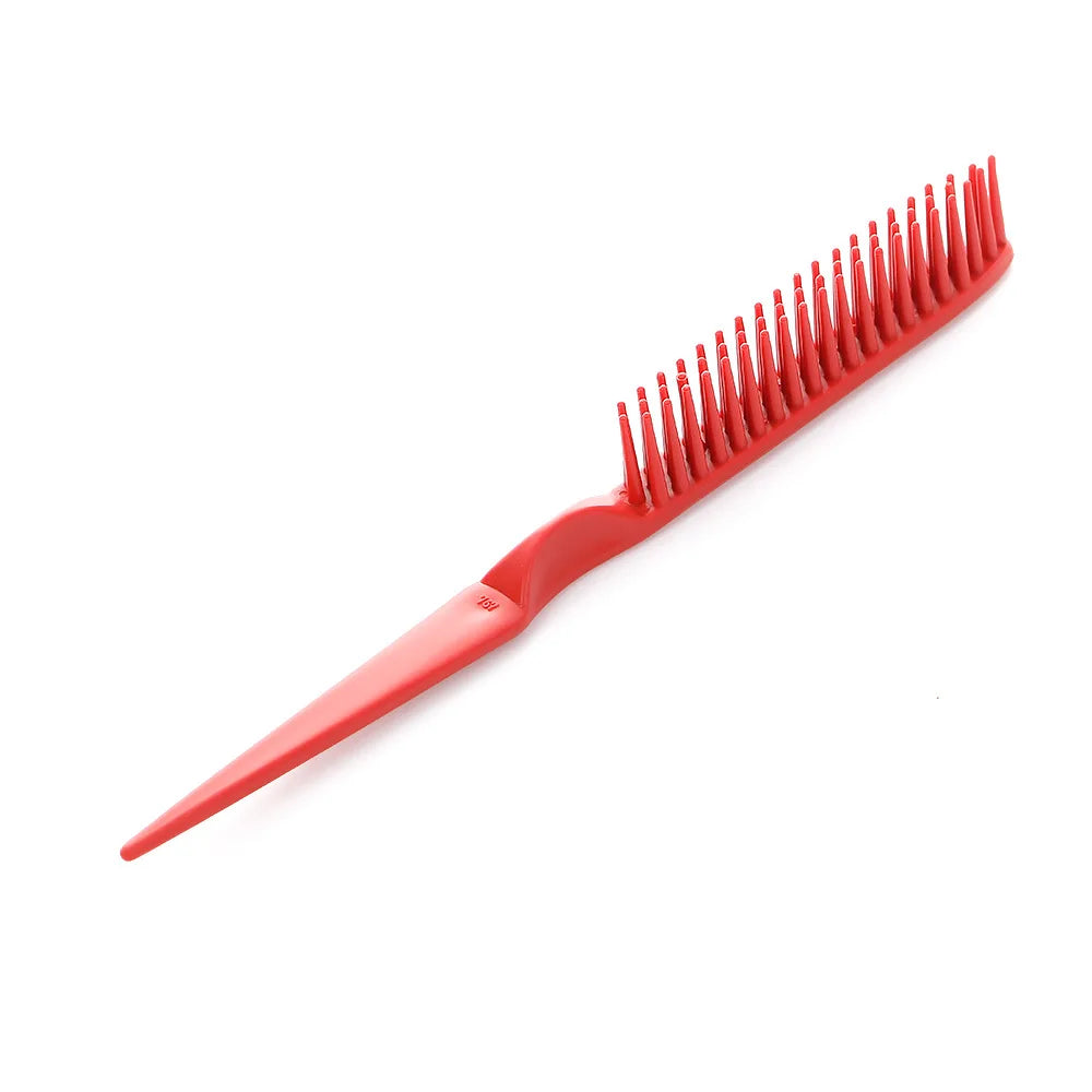 3 Rows Detangling Comb Curly Defining Hairdressing Hair Styling Brush Anti-static Comb Hairbrush Professional Barber Salon Tools