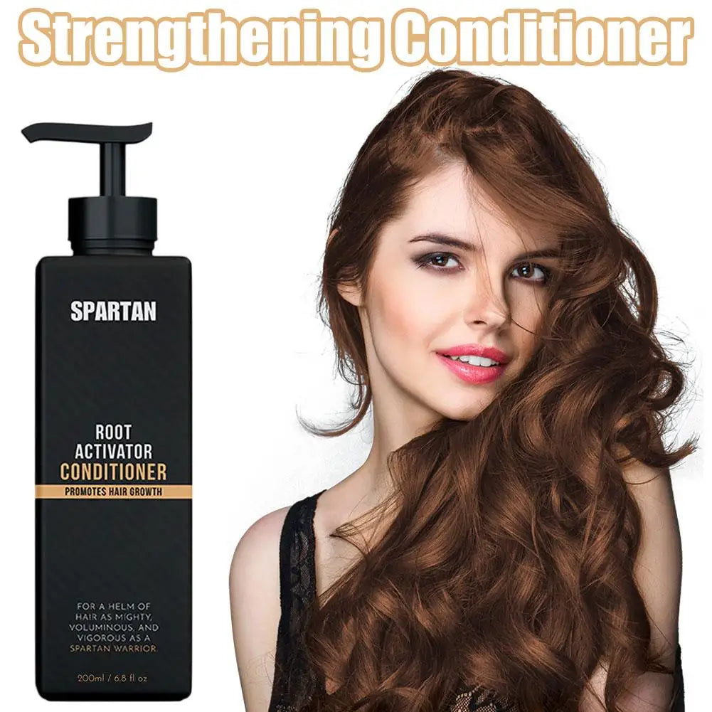 SPARTAN Strengthen Hair Growth Shampoo Improves hair's strength and elasticity strengthens roots Smoothing Hair Care Halalzen