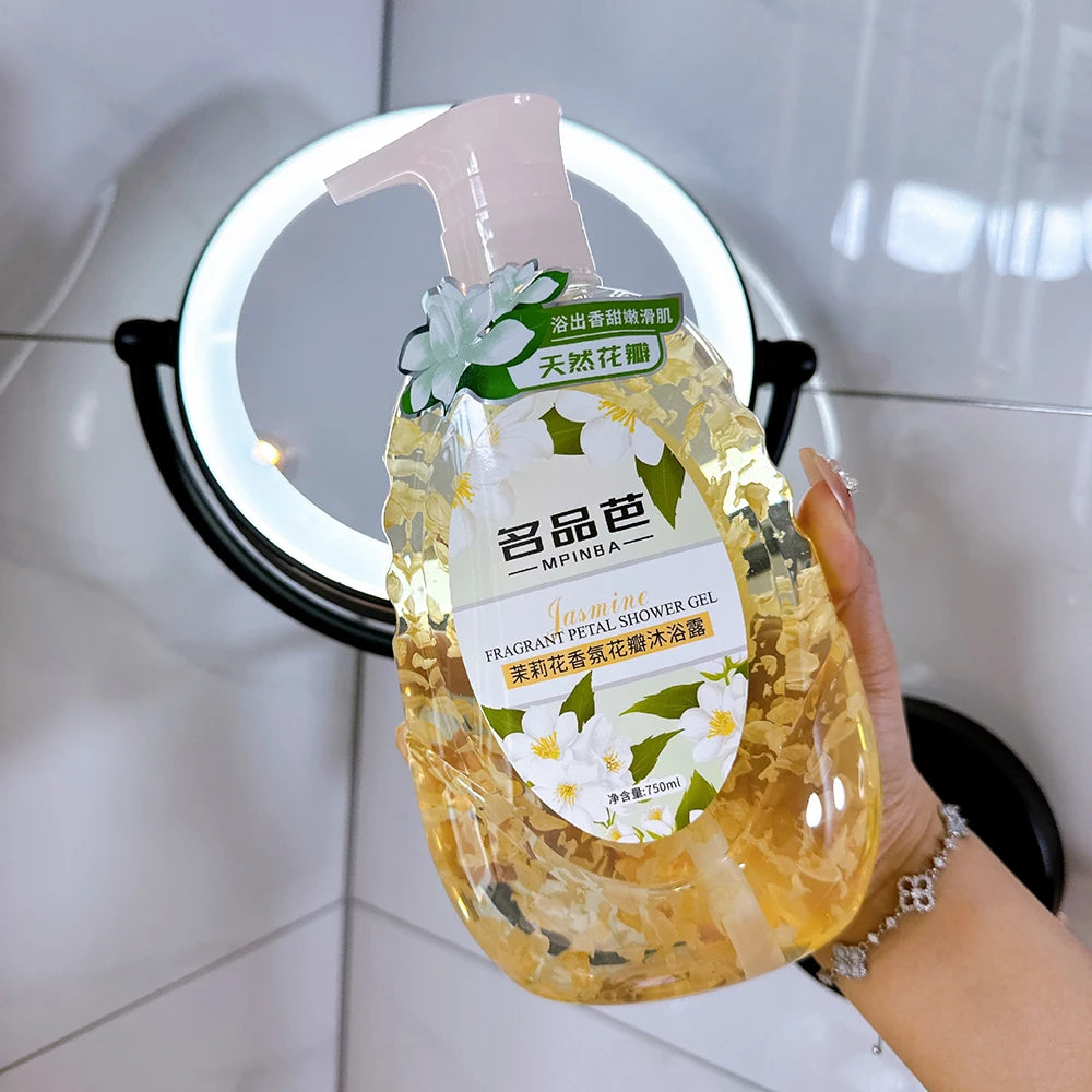 Fruit Flavored Bubble Fragrance Shower Gel Mango Skin Rejuvenation Moisturizing Body Bath Wash Oil Control Peach Long Lasting Halalzen