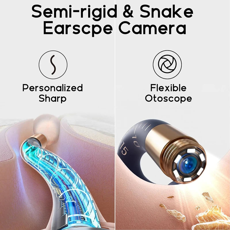New Bebird EarSight Plus I35R Visual Ear Cleaner Bendable HD Clipable All-in-1 Earpick Earwax Removal Earpicks Ear Cleaning Tool Halalzen
