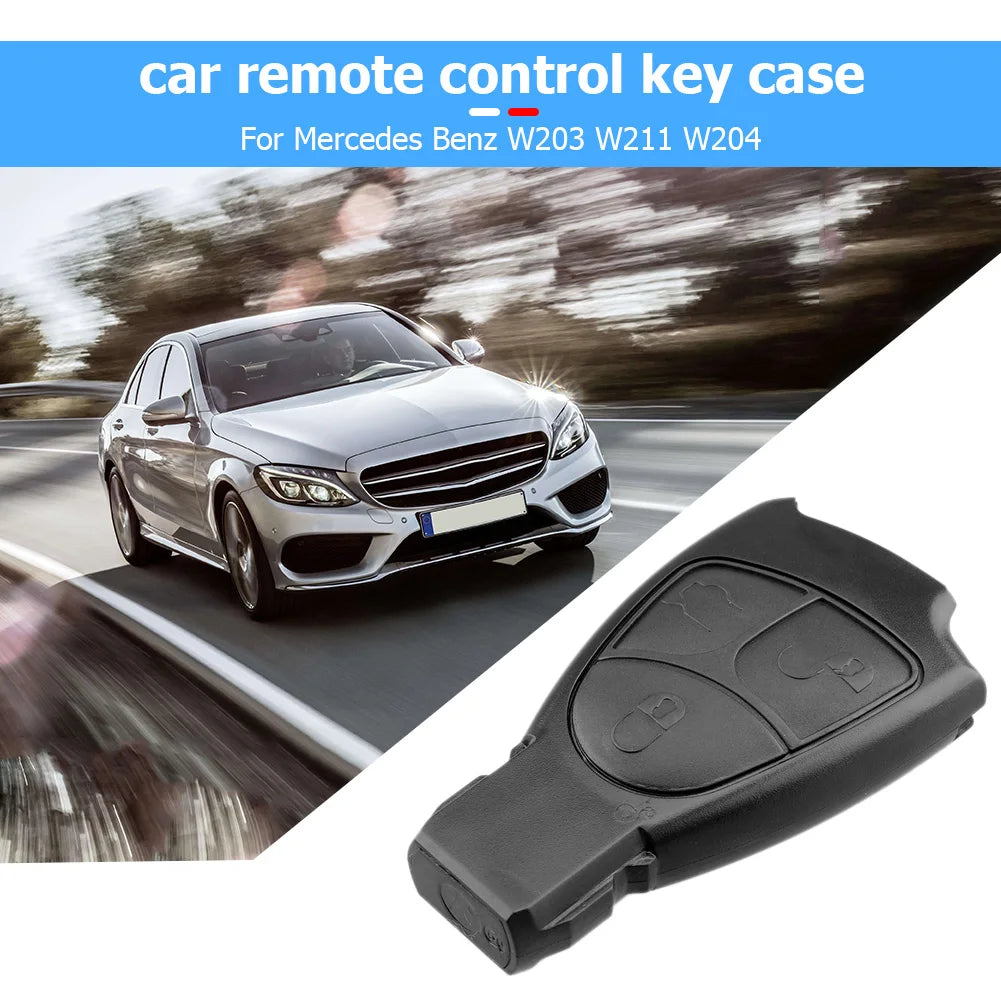 For Mercedes Benz W203 W211 W204 3 Button Car Key Replacement Remote Key Shell Case Cover for Car Auto Vehicle Accessories