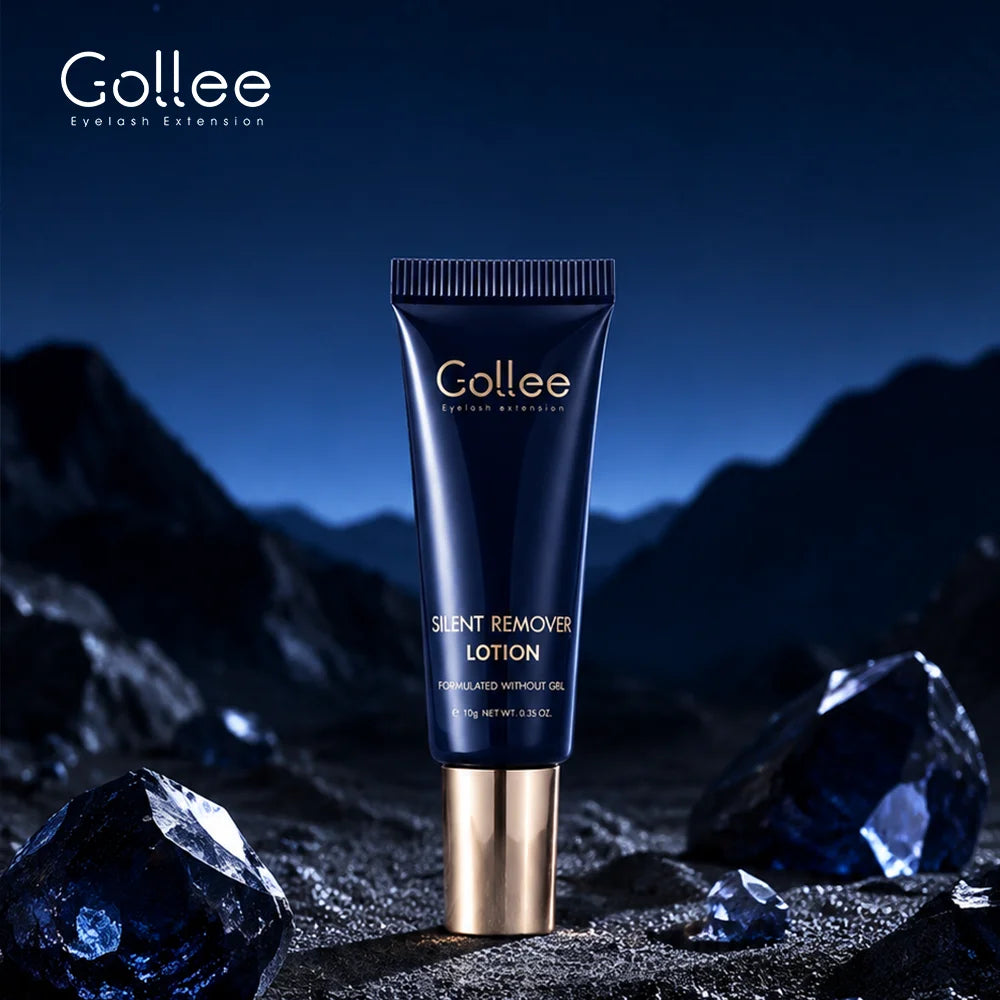 Gollee Eyelash Glue 3-6 Minute Unloading Adhesive Gentle Fragrance of Flowers Professional Remover for Lash Tools Excluding GBL