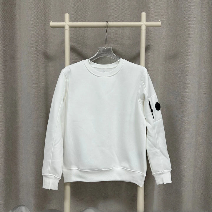 Round neck hoodie for men CP couple round lens cover casual hoodie 2025 new autumn and winter top Y2K style