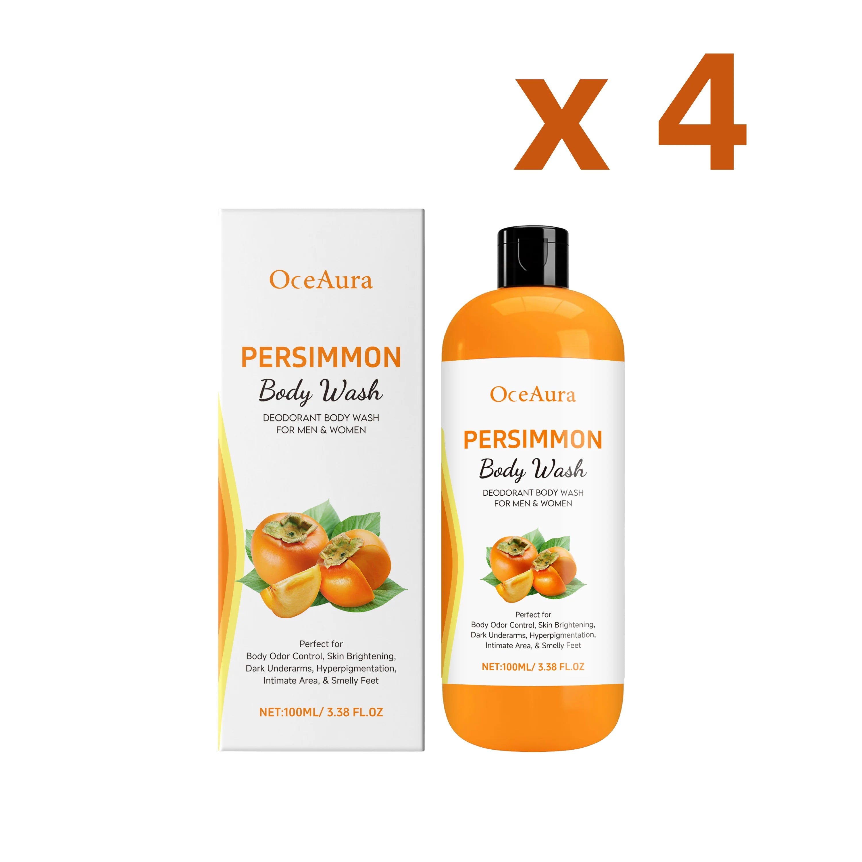 Shower Gel For Body Wash Brighten Skin Tone Deep Cleansing Reduce Dryness Removing Exfoliate Lasting Smoothing Shower Gels 100ml Halalzen